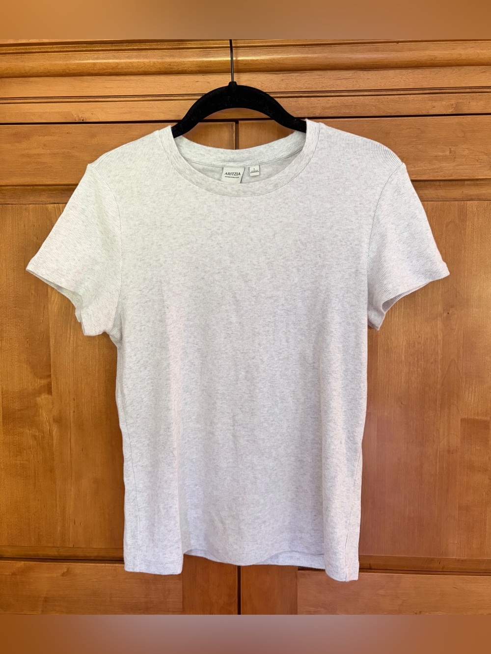 Aritzia HomeStretch Rib Tune T-Shirt Size L